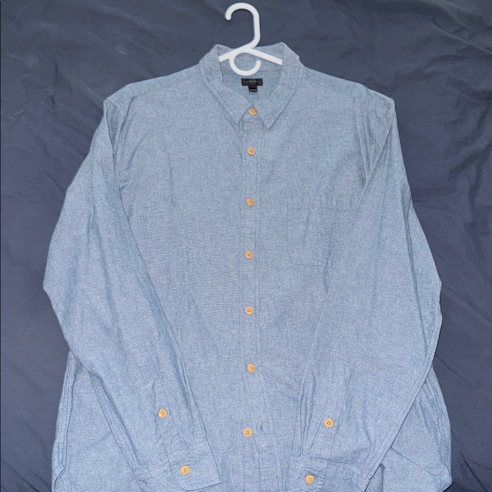 J. Crew Light Blue Casual Button-Down Shirt